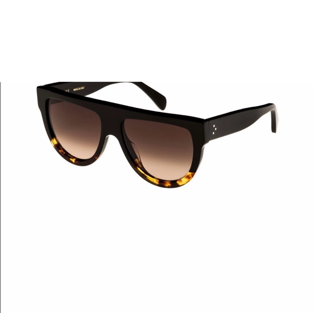 Celine Black and Tortoise Sunglasses